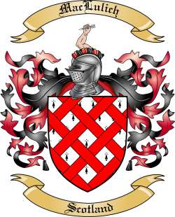 MacLulich Family Crest from Scotland