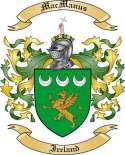 MacManus Family Crest from Ireland
