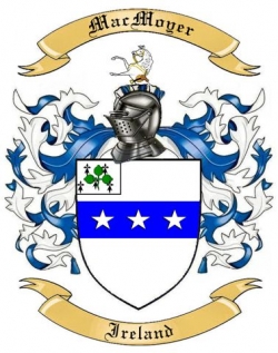 MacMoyer Family Crest from Ireland