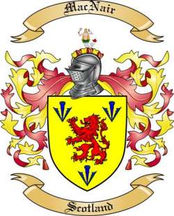 MacNair Family Crest from Scotland