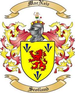 MacNeir Family Crest from Scotland