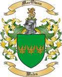 MacOwen Family Crest from Wales