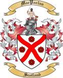 MacParlan Family Crest from Scotland