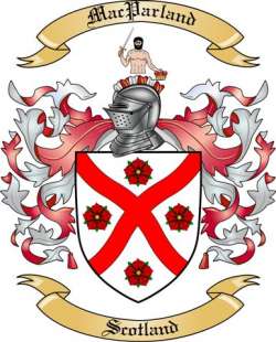 MacParland Family Crest from Scotland