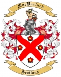 MacParland Family Crest from Scotland1