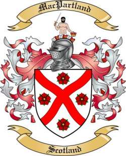 MacPartland Family Crest from Scotland