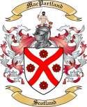 MacPartland Family Crest from Scotland