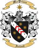 MacPriors Family Crest from Ireland