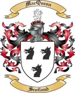 MacQueon Family Crest from Scotland