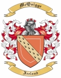 MacQuigge Family Crest from Ireland