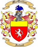 MacQuillan Family Crest from Ireland
