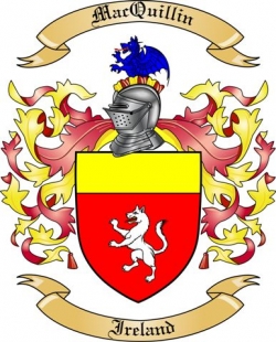 MacQuillin Family Crest from Ireland