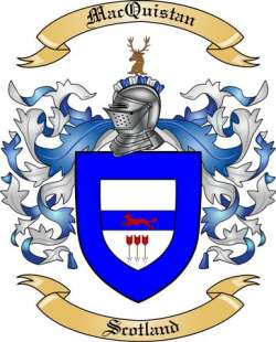 MacQuistan Family Crest from Scotland