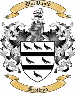 MacQuoid Family Crest from Scotland