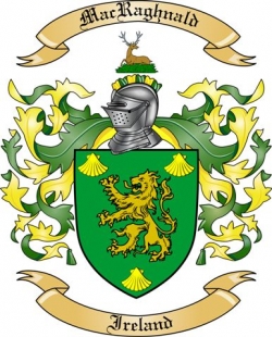 MacRaghnald Family Crest from Ireland