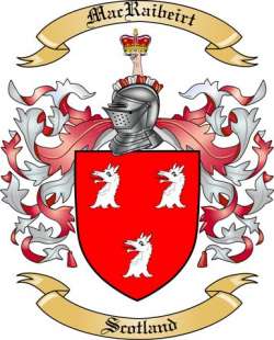 MacRaibeirt Family Crest from Scotland