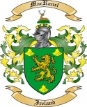 MacRanel Family Crest from Ireland