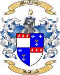 MacRitchie Family Crest from Scotland
