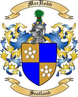 MacRobb Family Crest from Scotland