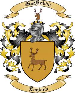 MacRobbie Family Crest from England