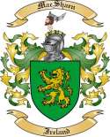 MacShaen Family Crest from Ireland