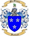 MacSimon Family Crest from Scotland