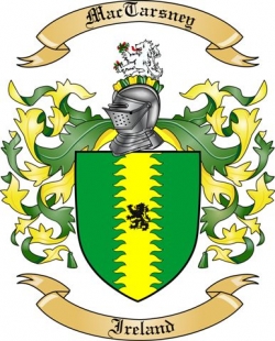 MacTarsney Family Crest from Ireland