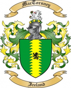 MacTorsney Family Crest from Ireland
