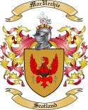 MacUrchie Family Crest from Scotland