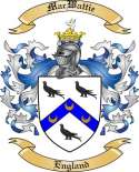 MacWattie Family Crest from England