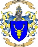 MacWhinnie Family Crest from Scotland