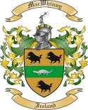 MacWhinny Family Crest from Ireland