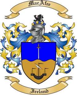 Mac Afee Family Crest from Ireland