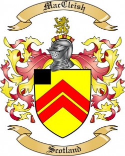 Mac Cleish Family Crest from Scotland