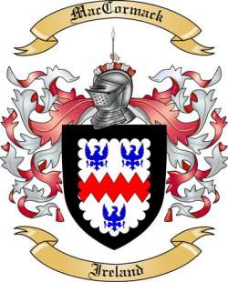 Mac Cormack Family Crest from Ireland