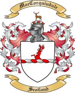 Mac Corquindale Family Crest from Scotland2