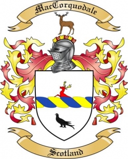 Mac Corquodale Family Crest from Scotland