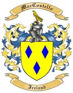 Mac Costello Family Crest from Ireland
