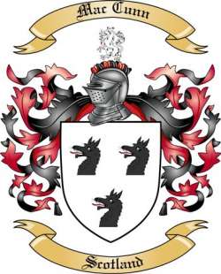 Mac Cunn Family Crest from Scotland