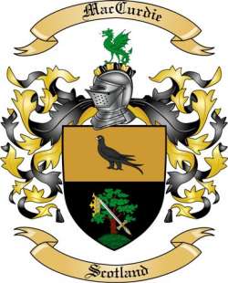 Mac Curdie Family Crest from Scotland