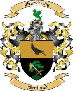 Mac Curdy Family Crest from Scotland
