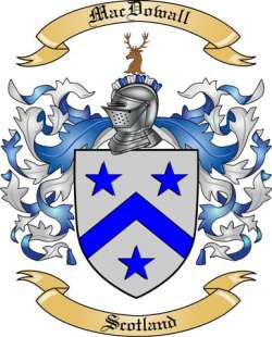Mac Dowall Family Crest from Scotland2
