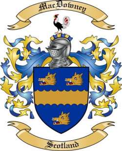 Mac Downey Family Crest from Scotland