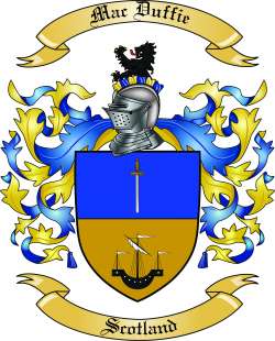 Mac Duffie Family Crest from Scotland