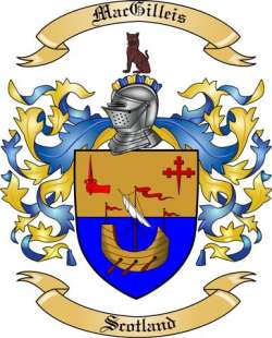 Mac Gilleis Family Crest from Scotland