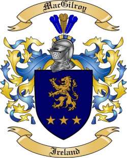 Mac Gilroy Family Crest from Ireland