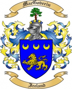 Mac Goverin Family Crest from Ireland