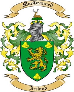 Mac Grannell Family Crest from Ireland
