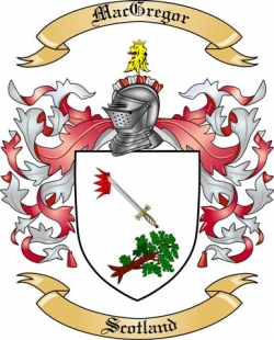 Mac Gregor Family Crest from Scotland