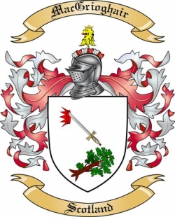 Mac Grioghair Family Crest from Scotland
